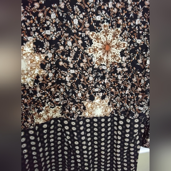 Free PEOPLE FLORAL KIMONO SMALL - Picture 4 of 6